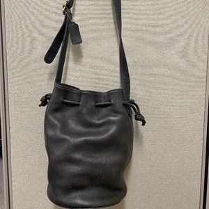 Coach Leather Bucket Bag